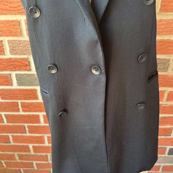 Rag & Bone Long Black Tuxedo Vest - Sml - Picture 5 of 5